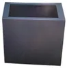 Quadratischer Pflanzkübel Nora, anthrazit, Metall, 60 x 60 Produktbild-Vorschau 5
