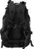 The back view of a black backpack. Produktbild-Vorschau