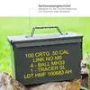 US Ammo Box als Munitionskoffer aus Metall von HMF mit den Maßen 30 x 19 x 15.5 cm in grün Produktbild-Vorschau