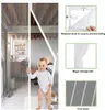 fliegengitter balkontür ohne bohren 95x210cm,weiss Produktbild-Vorschau 2