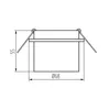 Kanlux SPAG 27322 Einbaurahmen Dekoring GU5,3/GU10 schwarz, Produktbild-Vorschau 2
