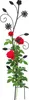 Tuteur Relaxdays, motif floral, treillis pour rosiers, H x Voir les images du produit 1