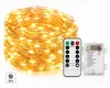 1x LED Lichterkette 20m 200 LEDs Warmweiß 8 Modi Produktbild-Vorschau 1