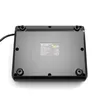 The underside of a black dual charger for Bosch batteries, with a label showing product information. Produktbild-Vorschau