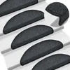 vidaXL Koberčeky na schodíky 10 ks 56x17x3 cm antracitové Náhľad obrázku produktu 2