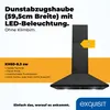 Exquisit Kamin-Dunstabzugshaube, 60cm Breite, Umluft, Produktbild-Vorschau 2