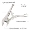 WORKPRO 3-teiliges CR-V-Kombinationszangen-Set, 5", 7" und Produktbild-Vorschau 3