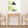 vidaXL Tavolo da pranzo in legno massiccio naturale in Anteprima dell’immagine prodotto 1