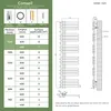 S'AFIELINA 1599x400mm Radiateur de Salle de Bain – Voir les images du produit 6