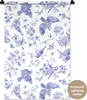 MuchoWow® Wandteppich Wandbehang Vintage - Vogel - Blumen - Produktbild-Vorschau 1