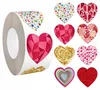 EDIBAZZAR | 500 adesivi a forma di cuore in rotolo, Anteprima dell’immagine prodotto 4