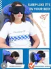 Reisekissen Flugzeug mit 3D Schlafmaske, 360? Stützband Produktbild-Vorschau 2