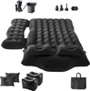 An inflatable car mattress and accessories laid out on a white background. Produktbild-Vorschau