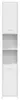 vidaXL Badezimmerschrank Weiß 30x30x183,5 cm Holzwerkstoff Produktbild-Vorschau 6