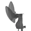 A close-up side view of a dark gray patio heater with its adjustable head tilted upwards. Produktbild-Vorschau