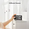 Cyfrowy budzik z dużym wyświetlaczem LED, podwójną funkcją Podgląd zdjęcia produktu 2