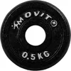 MOVIT Hantelscheiben Set PRO, Gusseisen, 4x 0,5 kg, Produktbild-Vorschau 3
