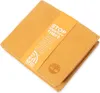 A yellow Timberland wallet with an orange band wrapped around it, displaying text and an RFID protection logo. Voir les images du produit