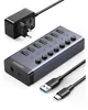 Hub UGREEN 7w1 USB-C, 7x USB-A 3.0 12V 2A CM481(czarny) Podgląd zdjęcia produktu 30