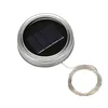 A solar-powered jar lid with attached string lights. Produktbild-Vorschau