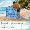 Lantigo Plážová zástena Ryba 8m | Vetrolam mikrovlákno UV Náhľad obrázku produktu 8
