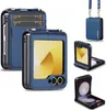 Custodia flip crossbody in pelle per Samsung Galaxy Z Flip6 Anteprima dell’immagine prodotto 1