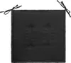vidaXL Coussin pour chaise de jardin 2 pcs. noir 50x50x3 cm Voir les images du produit 10