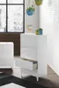 Kommode >Loft< in weiß glänzend - 61x117x40 (BxHxT) Produktbild-Vorschau 3
