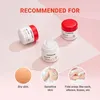 Three jars of ATOPALM MLE Cream are displayed on a pink and white surface, with three circular icons below illustrating recommended uses for the product. Produktbild-Vorschau