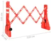 vidaXL Absperrgitter Faltbar Rot 210x50x105 cm Produktbild-Vorschau 7