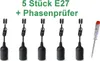 Baustellenfassung schwarz / weiß E27  230V max. 60Watt + 1 Produktbild-Vorschau 2