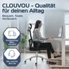 CLOUVOU BrightSeat Bürostuhl Ergonomisch Schreibtischstuhl Produktbild-Vorschau 9