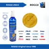 A product image for ROGGE screen cleaner, featuring the bottle, brand logo, and various brand logos it is compatible with. Produktbild-Vorschau