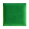 A square green velvet pillow on a white background. Anteprima dell’immagine prodotto