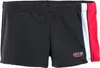 H.I.S. Boxer-Badehose schwarz-rot-weiß Größe 6 Produktbild-Vorschau 1