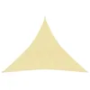 vidaXL Sonnensegel 160 g/m² Beige 3x3x3 m HDPE Produktbild-Vorschau 10