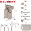 Klausberg ensemble de couteaux et d'ustensiles de cuisine Voir les images du produit 7
