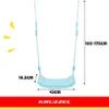 Balançoire en plastique - bleue 25446 Voir les images du produit 12