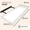 Casaria 2x Mensola da Parete Sospesa Bianca Staffa 50-110 Anteprima dell’immagine prodotto 6