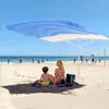 Tenda da sole per la spiaggia e l'outdoor, UPF 50+, 2,4×2,4 Anteprima dell’immagine prodotto 1