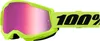 100% Strata 2 Essential Chrome Motocross Brille, neon-gelb Produktbild-Vorschau 2
