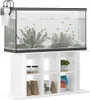 vidaXL Aquariumständer Hochglanz-Weiß 120x40x60 cm Produktbild-Vorschau 3