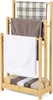COSTWAY Handtuchständer, Handtuchhalter Holz mit 3 Produktbild-Vorschau 1