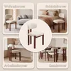 COLAMY 2er-Set Esszimmerstühle aus Chenille, braunes Produktbild-Vorschau 6