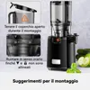Estrattore di succo lento LINKChef SJ-052-EU-BL, adatto per Anteprima dell’immagine prodotto 4