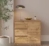 Cassettiera 80 Cm Rovere Wotan, 3 Cassetti, 1 Anta, 1 Anteprima dell’immagine prodotto 3