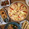 Herogo Pizzablech Edelstahl 4er Set 30 cm rund zum Backen Produktbild-Vorschau 5