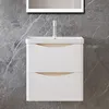 Badezimmerschrank 50cm Mineralguss Waschtisch mit Produktbild-Vorschau 1