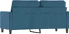 vidaXL divano a 2 posti blu 140 cm in velluto Anteprima dell’immagine prodotto 5