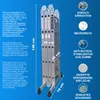 WORHAN® SCALA DI SOLLEVAMENTO MULTIUSO 570cm AUS Scala in Anteprima dell’immagine prodotto 2